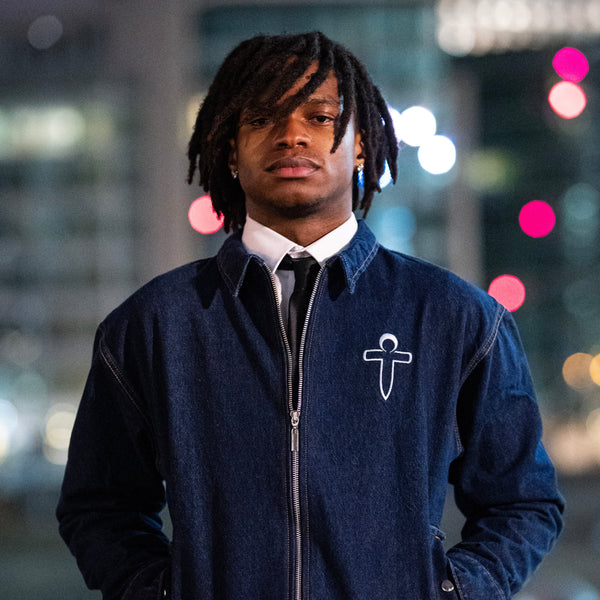 TRUEWAY JESUS KEEP MY BACK VESTE EN JEAN