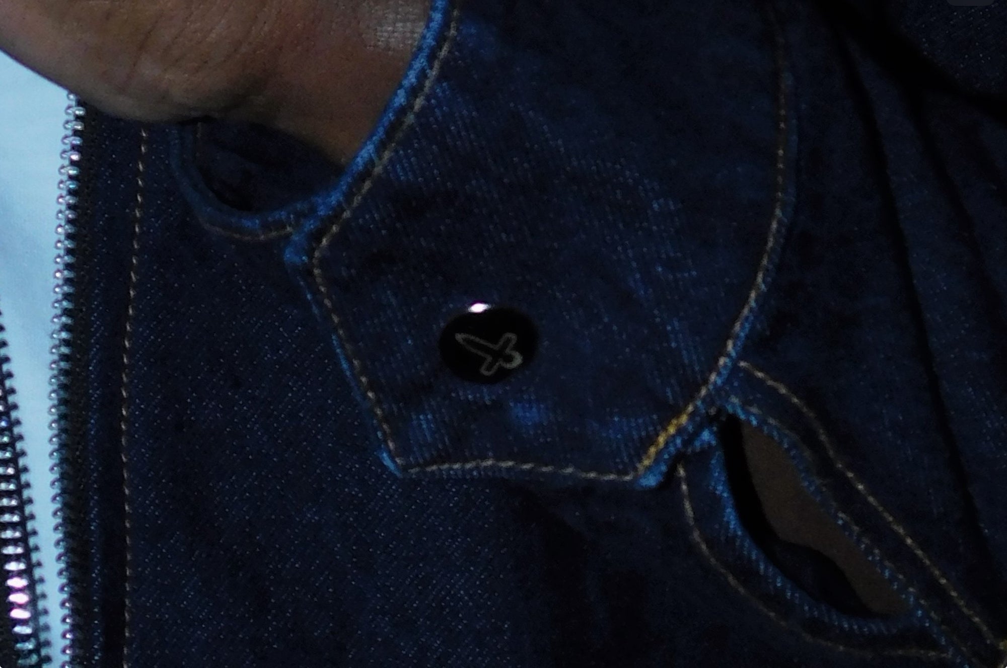 TRUEWAY JESUS KEEP MY BACK VESTE EN JEAN