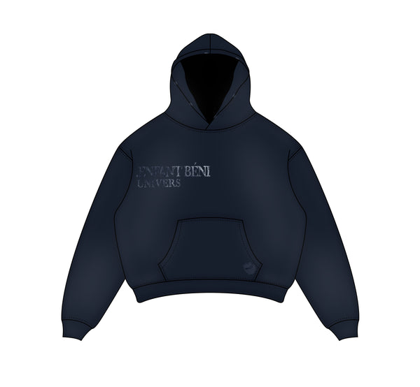 .Dark blue exclusive hoodie