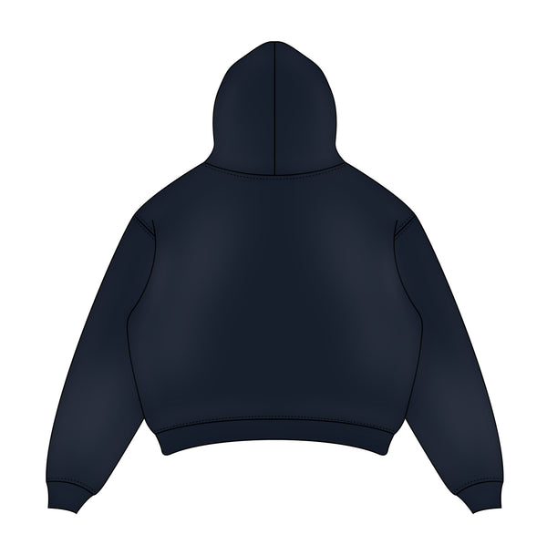 .Dark blue exclusive hoodie